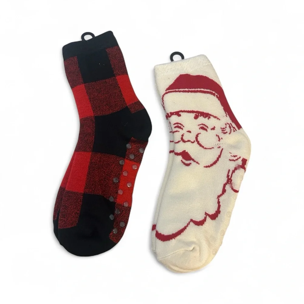 Festive Christmas Youth Socks - The COZY Sock Collection - NWT - (2) Pair